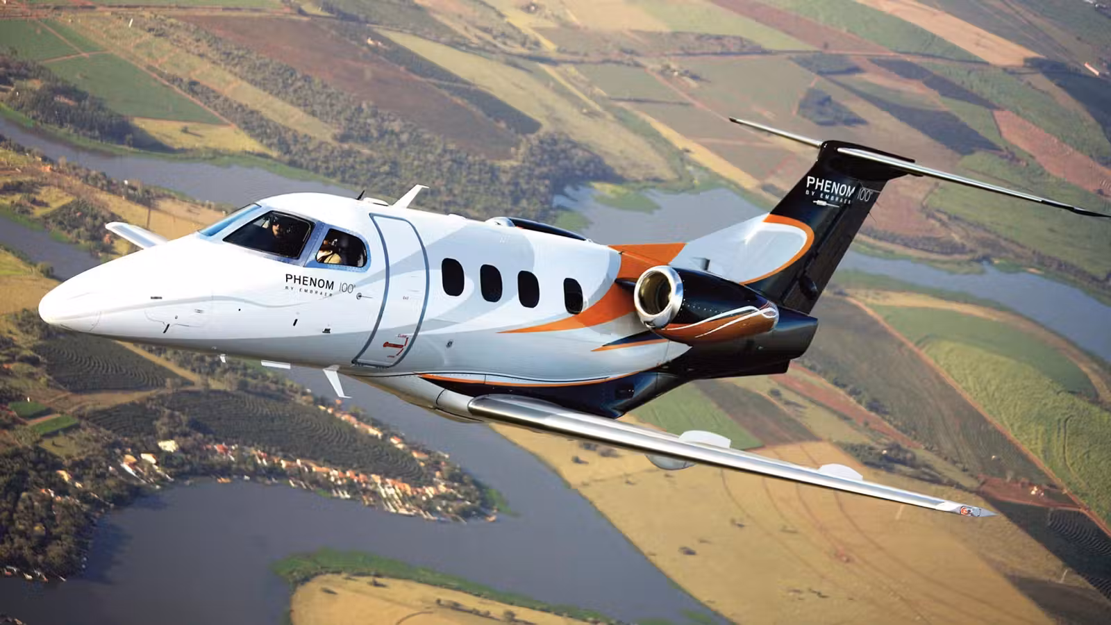 Exterior of a Light Jet Aircraft